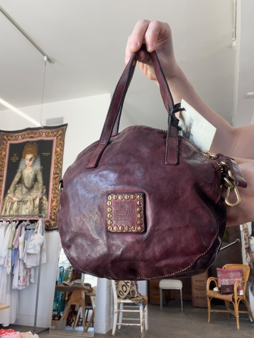 Campomaggi Embellished Purse in Vinaccia - Picture 3 of 4